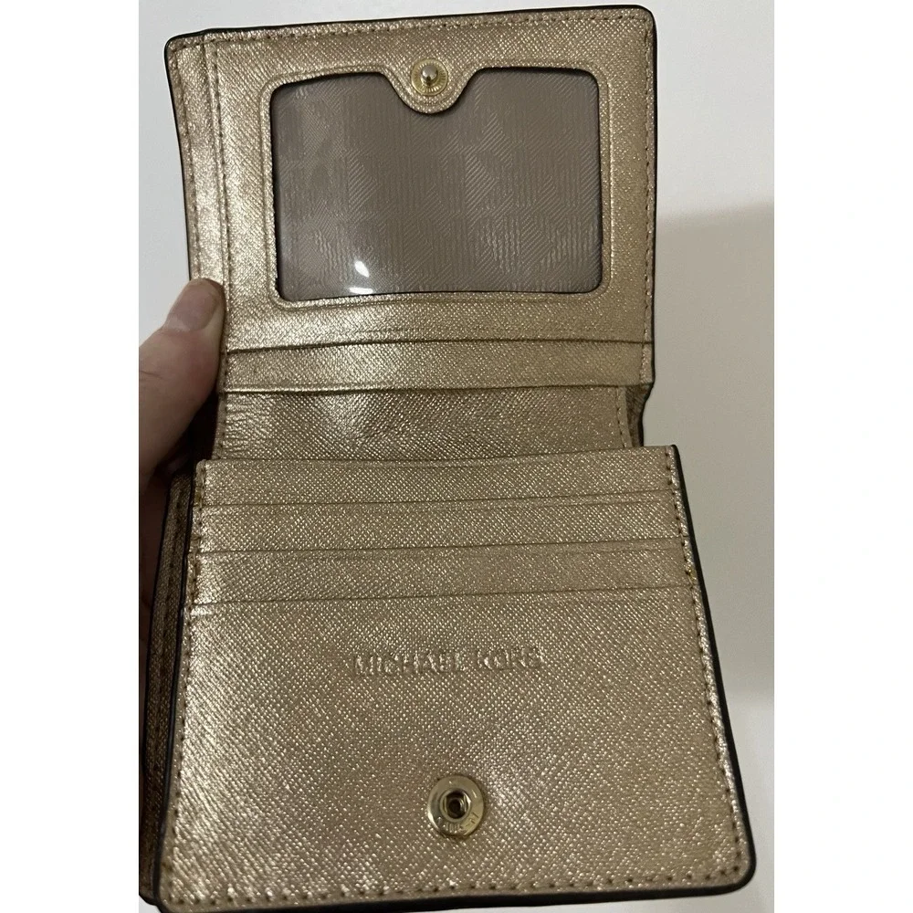 michael kors Compact wallet women Gold